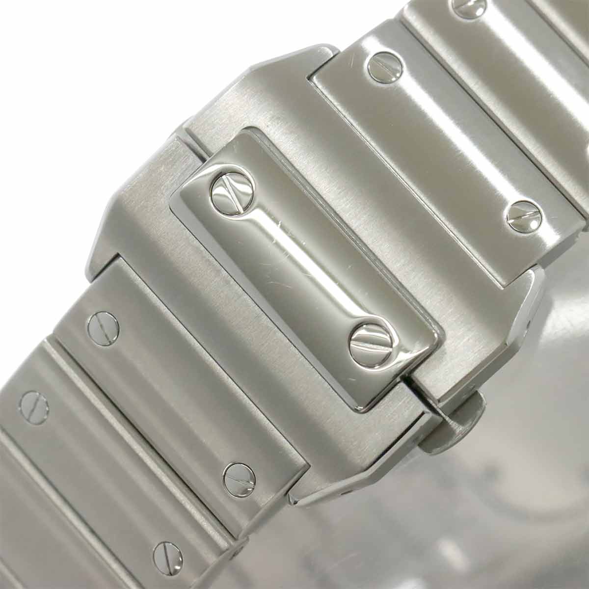 Santos 100 W200737G Automatic Silver Dial Mens Watch
