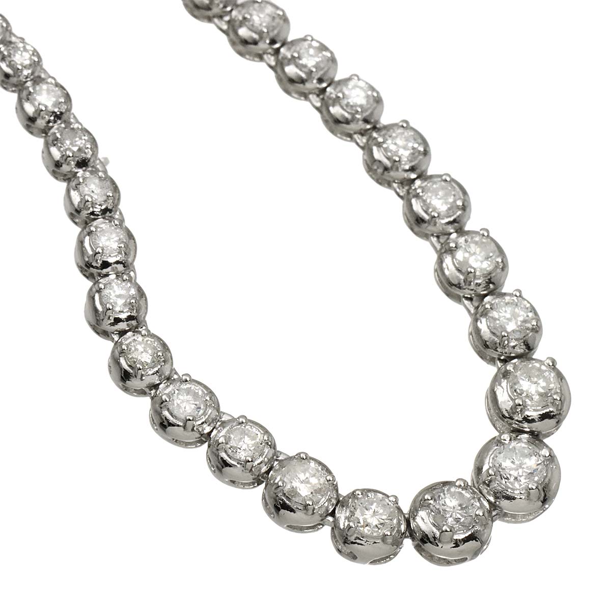 Diamond 3.00ct Necklace Pt Platinum
