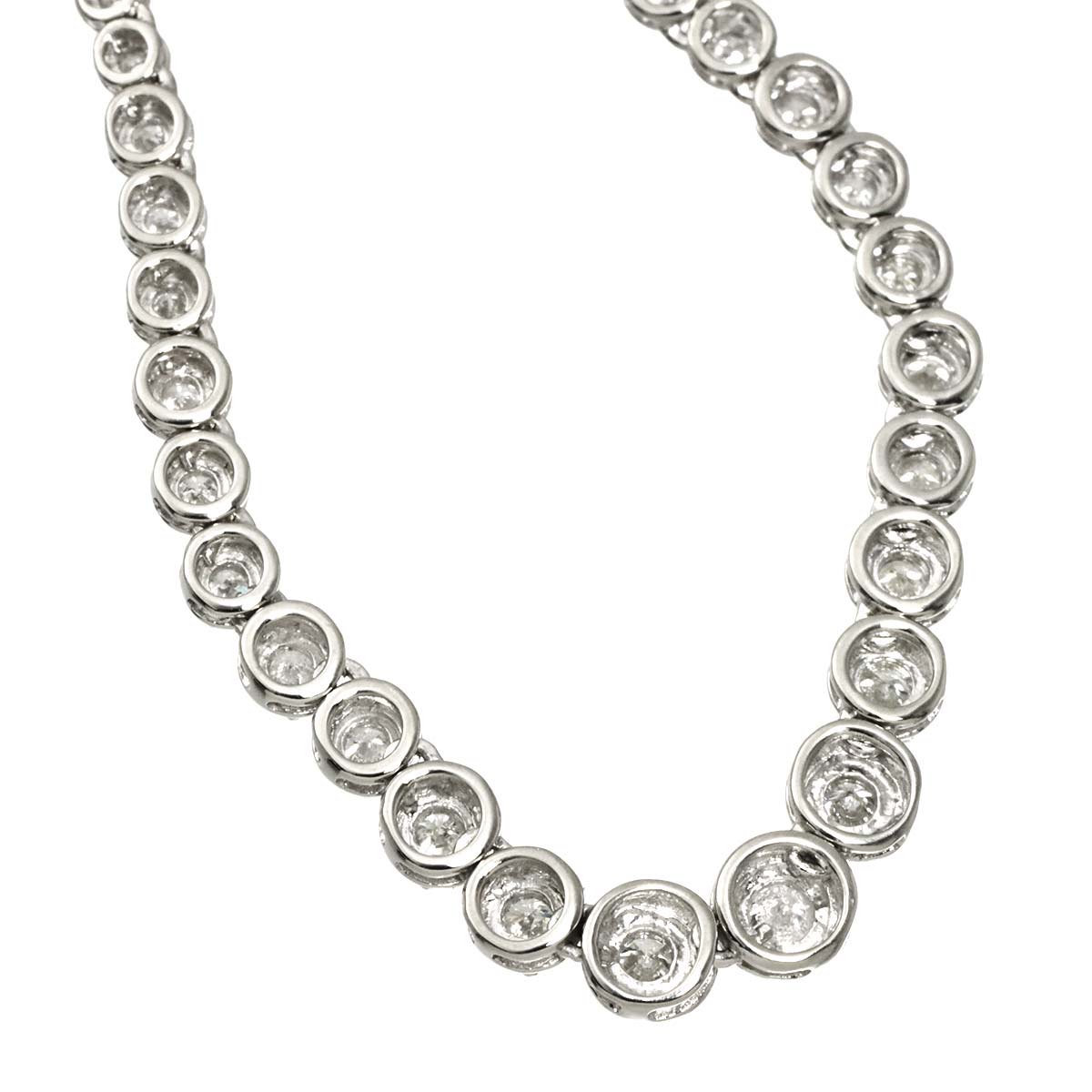 Diamond 3.00ct Necklace Pt Platinum