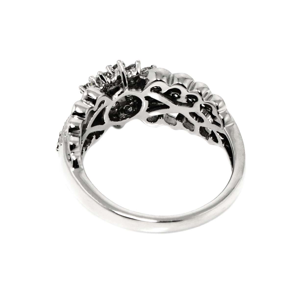 Diamond 0.65ct Ring Pt Platinum size6-6.25(US)