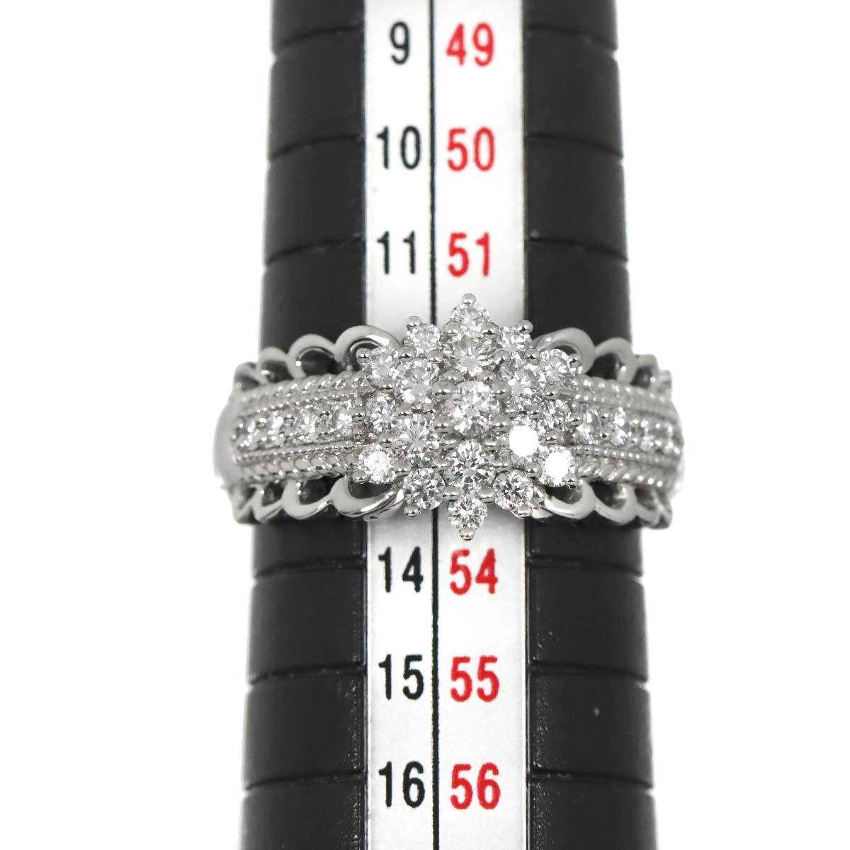 Diamond 0.65ct Ring Pt Platinum size6-6.25(US)