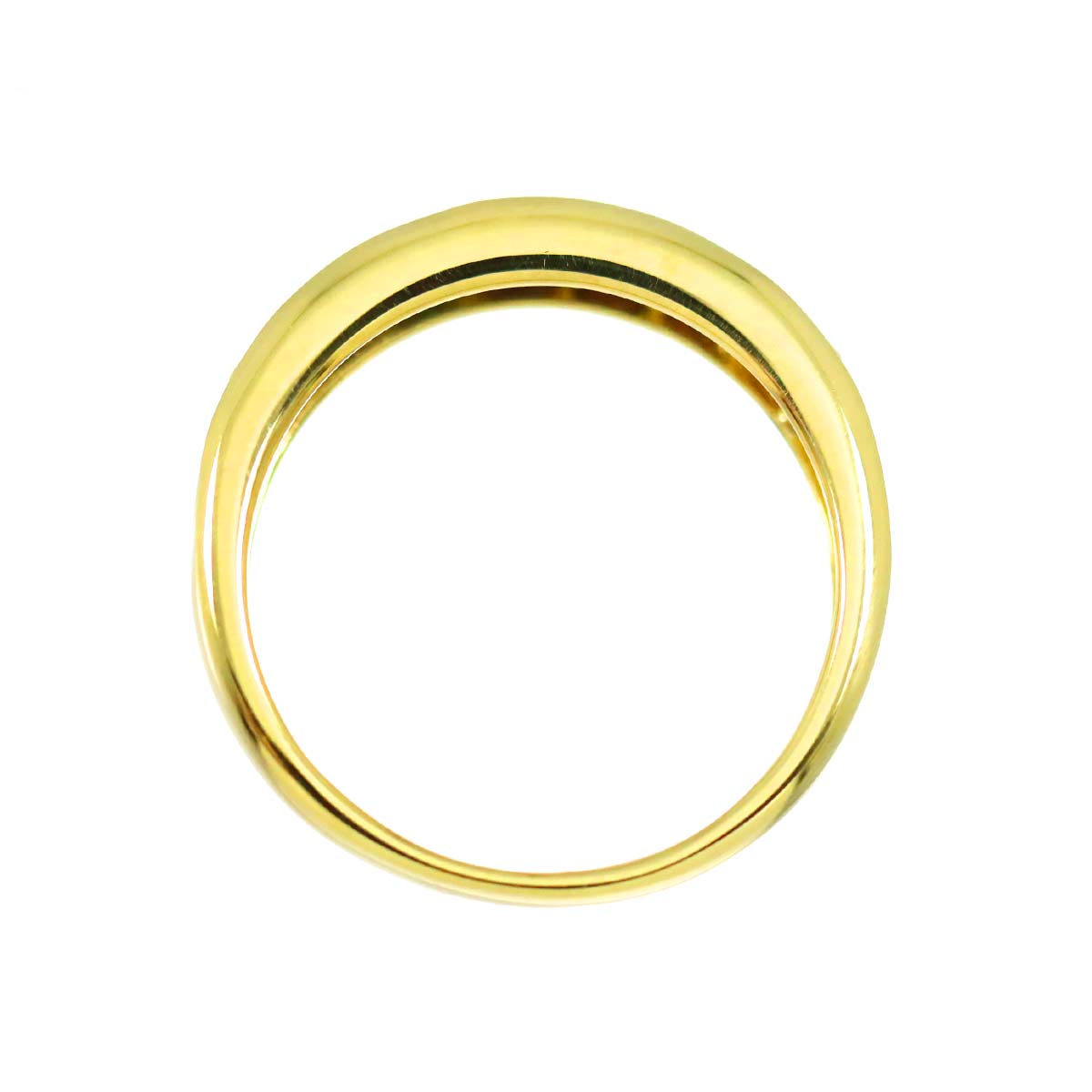 Multi Stone Ring 18K YG 750 Size7.25(US)