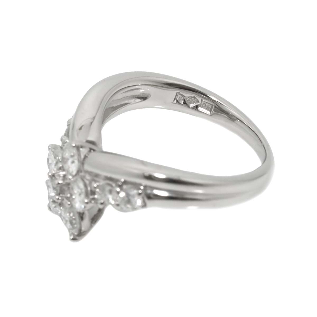 Diamond 1.00ct Ring Pt Platinum size4.5-4.75(US)