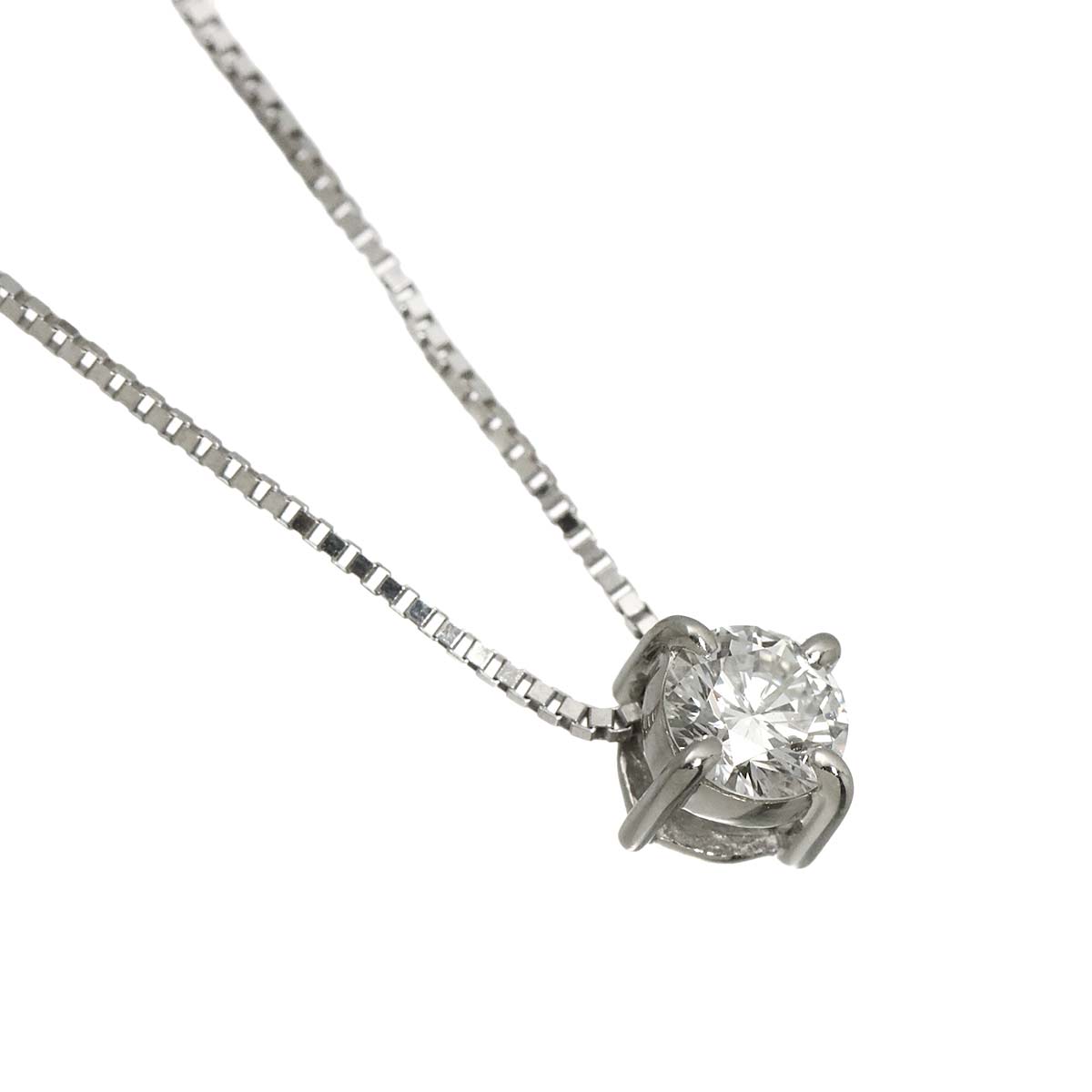 Diamond 0.169ct G/SI1 Necklace Pt