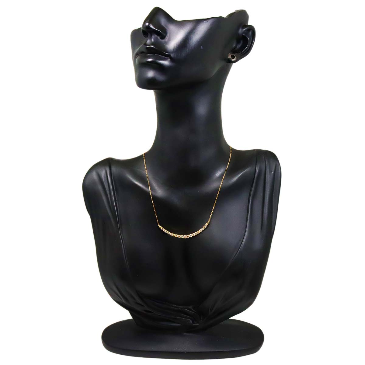 Diamond 1.03ct Necklace 18K YG Yellow Gold 750