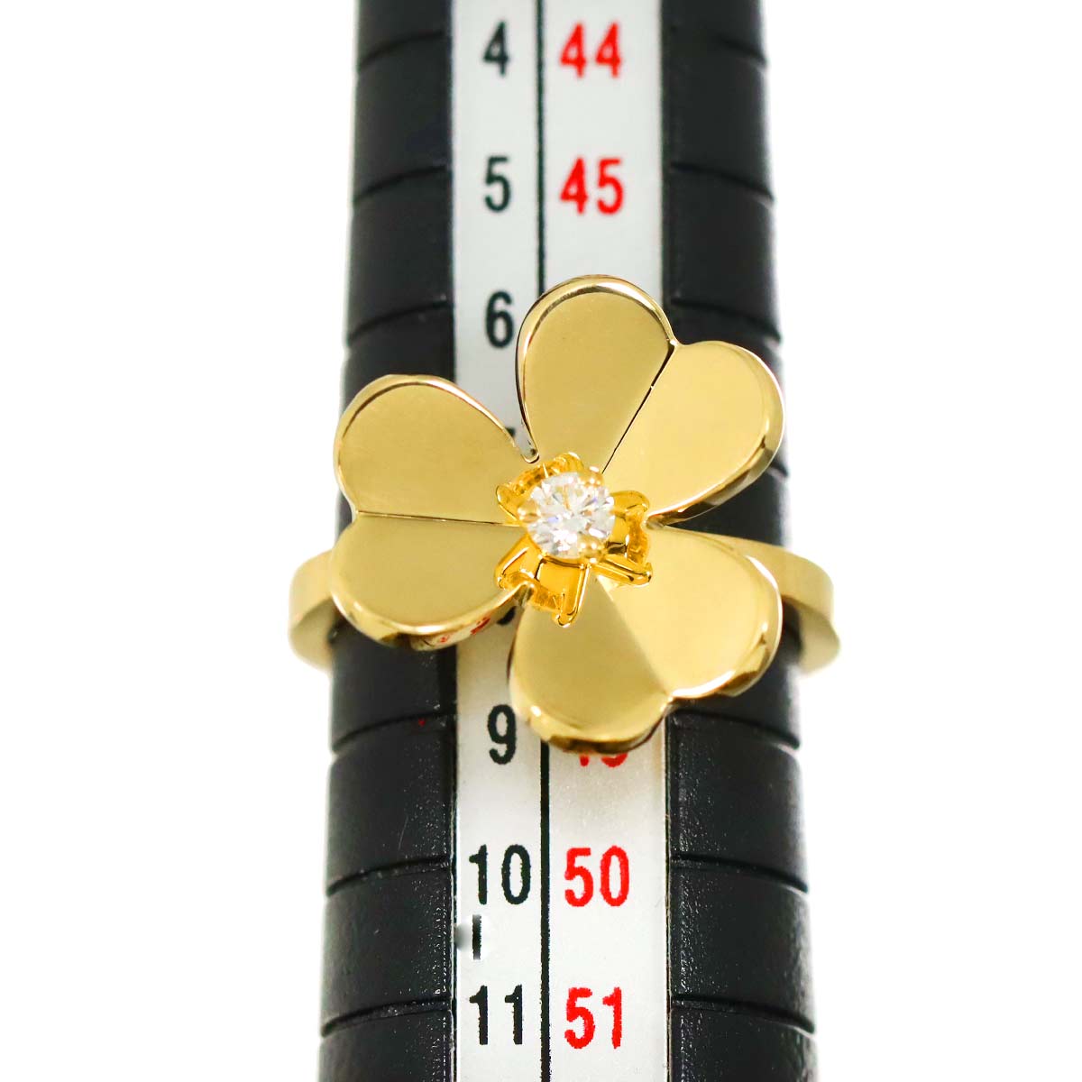 FRIVOLE Diamond Ring 18K YG 750 size48 4.5(US)