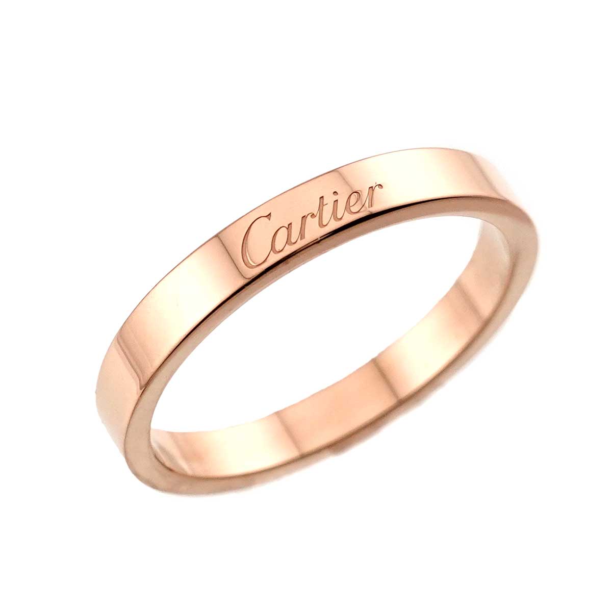 C de Ring 18K Pink Gold 750 Size60 9(US)