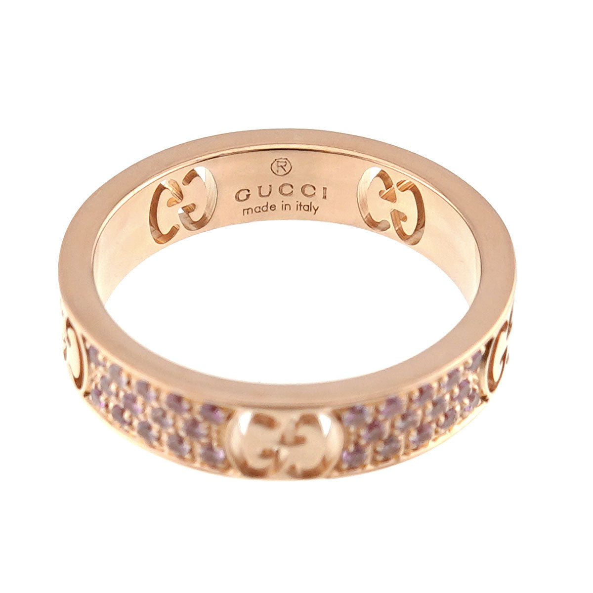 Sapphire Ring 18K PG Pink Gold 750 Size9 4.5-4.75(US)