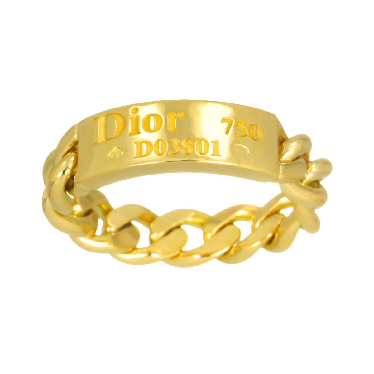 Ring 18K Yellow Gold 750 size51 5.25(US)