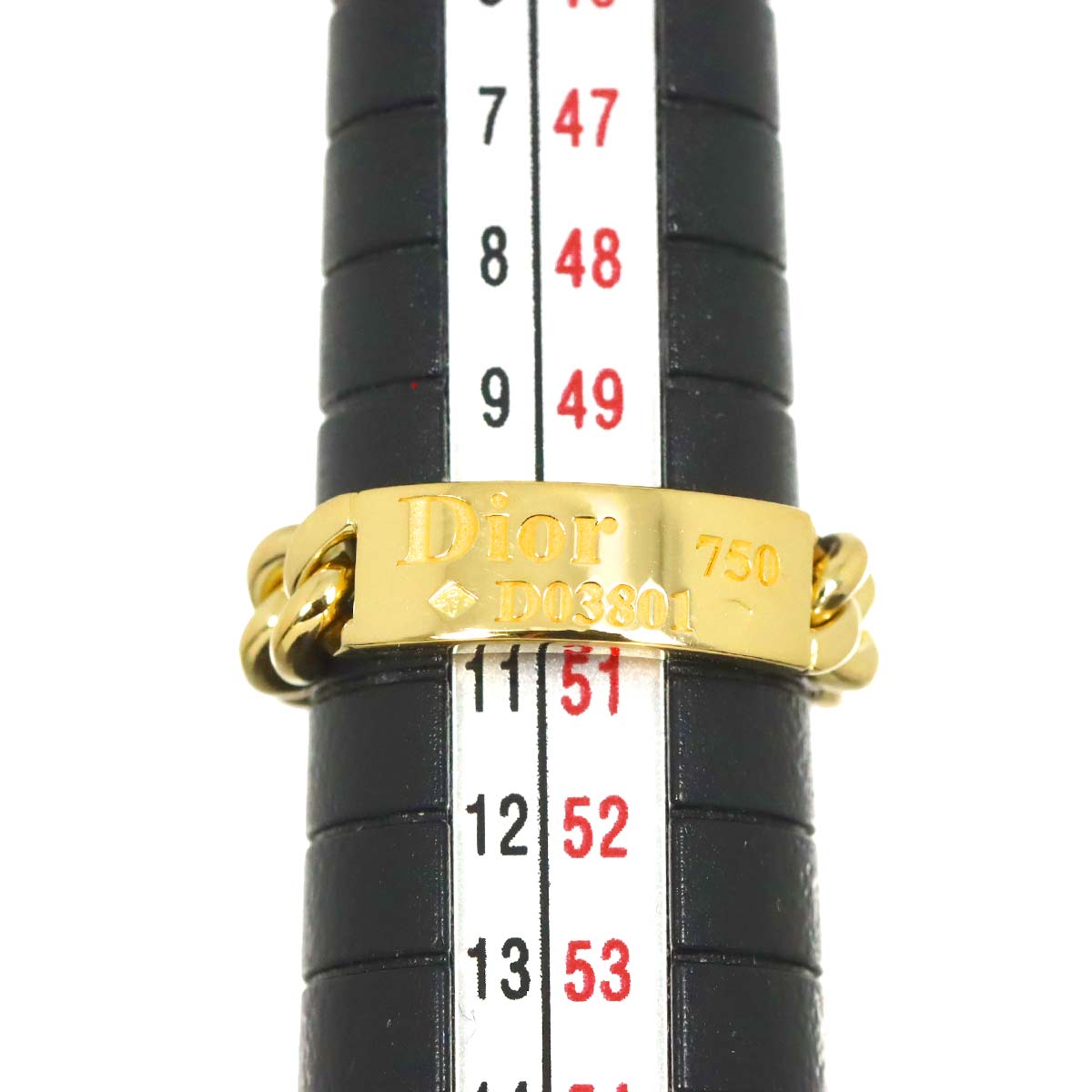Ring 18K Yellow Gold 750 size51 5.25(US)