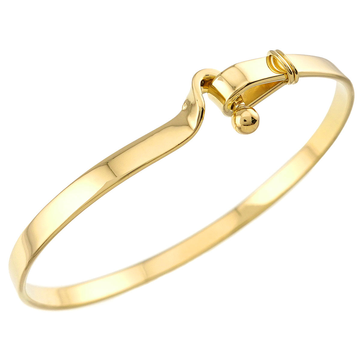 Bangle Bracelet 18K YG 750