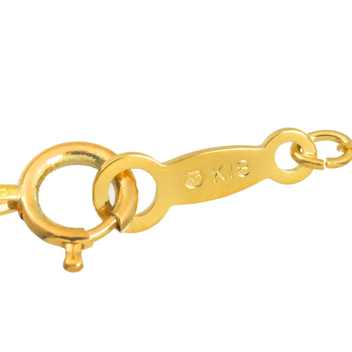 Akoya Pearl 7.3mm Diamond Necklace 18K Yellow Gold 750