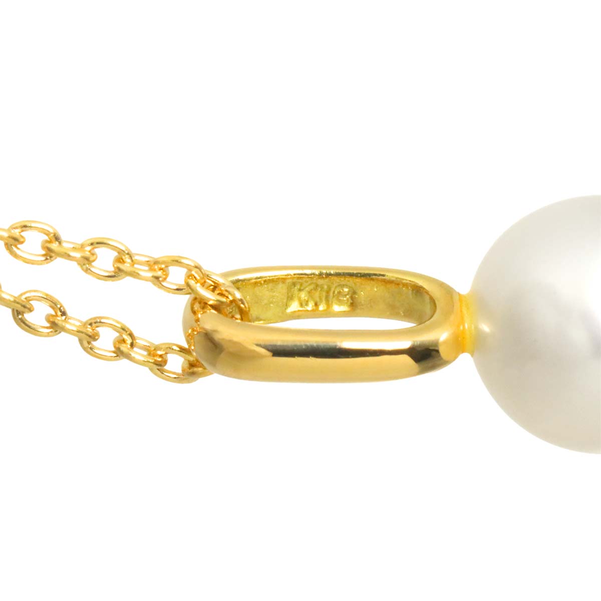 Akoya Pearl 6.2mm Necklace 18K YG 750