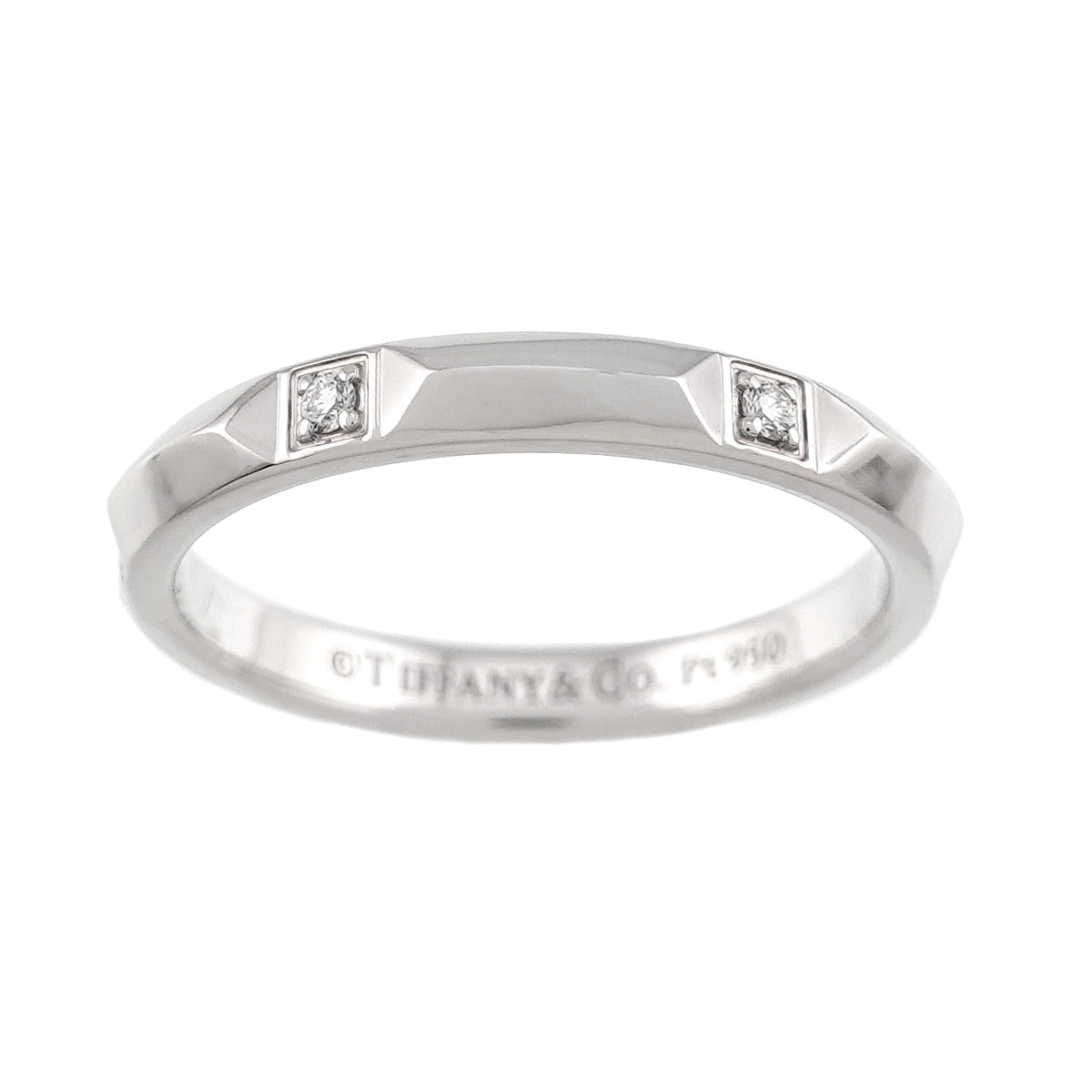 True Diamond Ring Platinum size6.75(US)