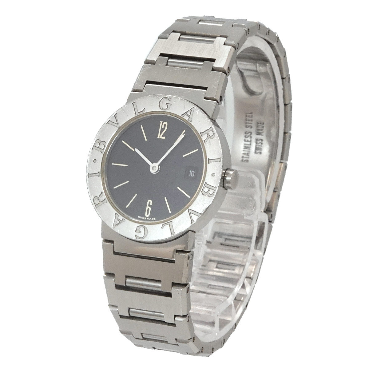 BVLGARIBVLGARI BB26SSD Date Quartz Black Dial Ladies Watch