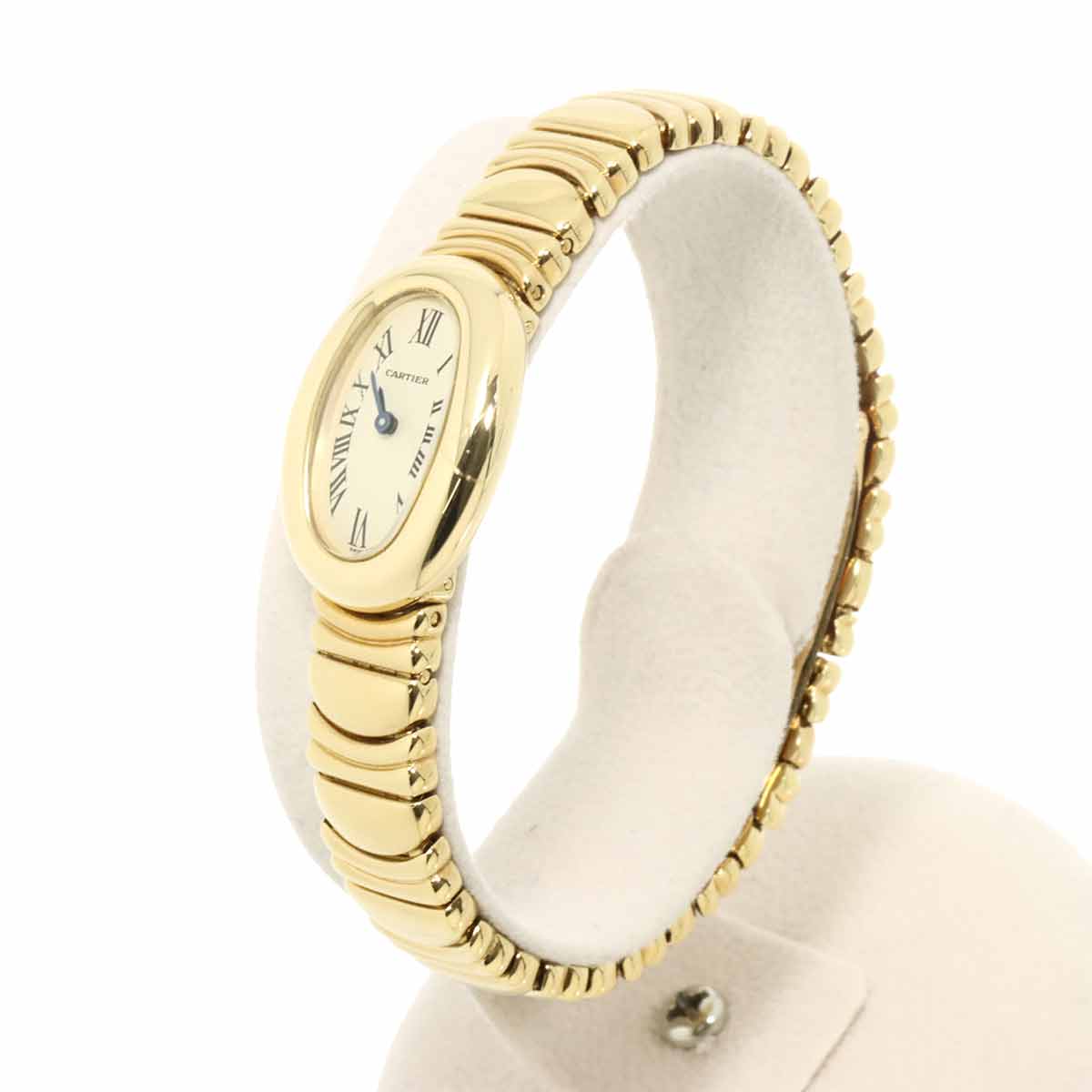 Mini Baignoire W15109D8 Quartz 750 YG Ladies cream Dial