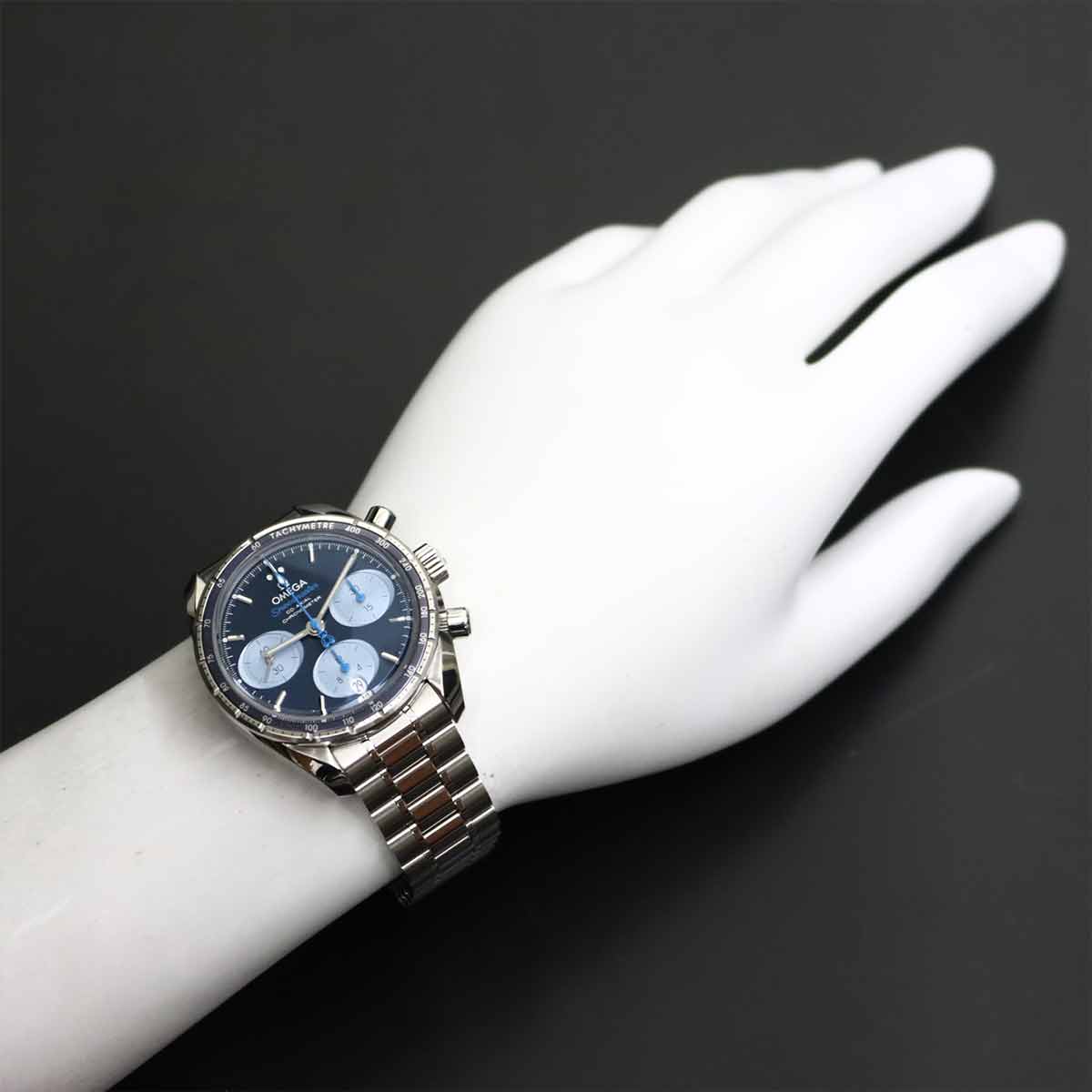 Speedmaster Orbis 38 324.30.38.50.03.002 Navy Dial Teddy bear