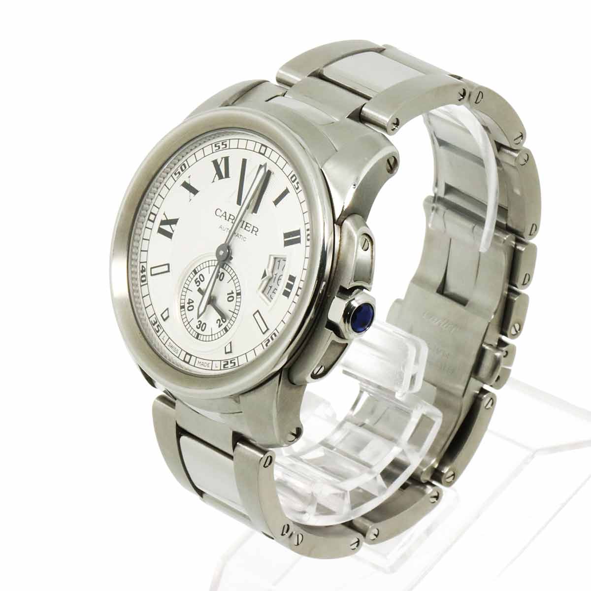 Calibre de Cartier W7100015 Date Automatic Mens Watch
