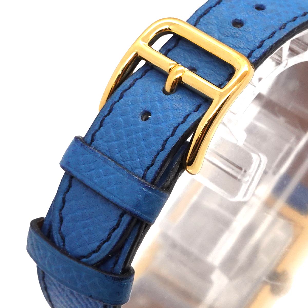 Medor Vintage pyramid Gold studs Quartz White Dial Ladies