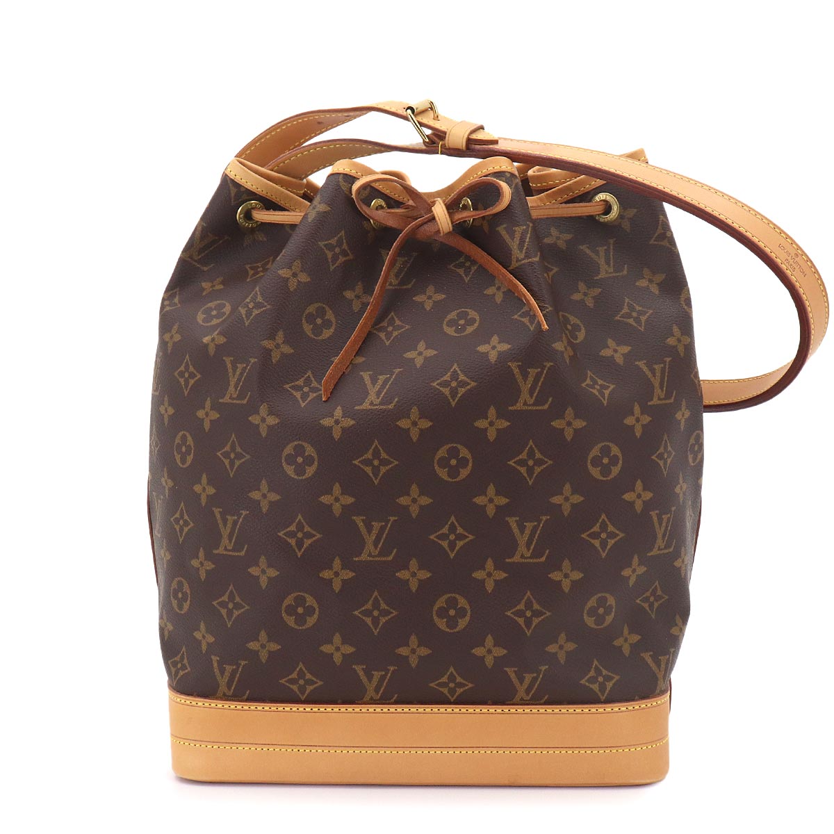 Monogram Noe Drawstring Shoulder Bag Brown M42224 Vintage