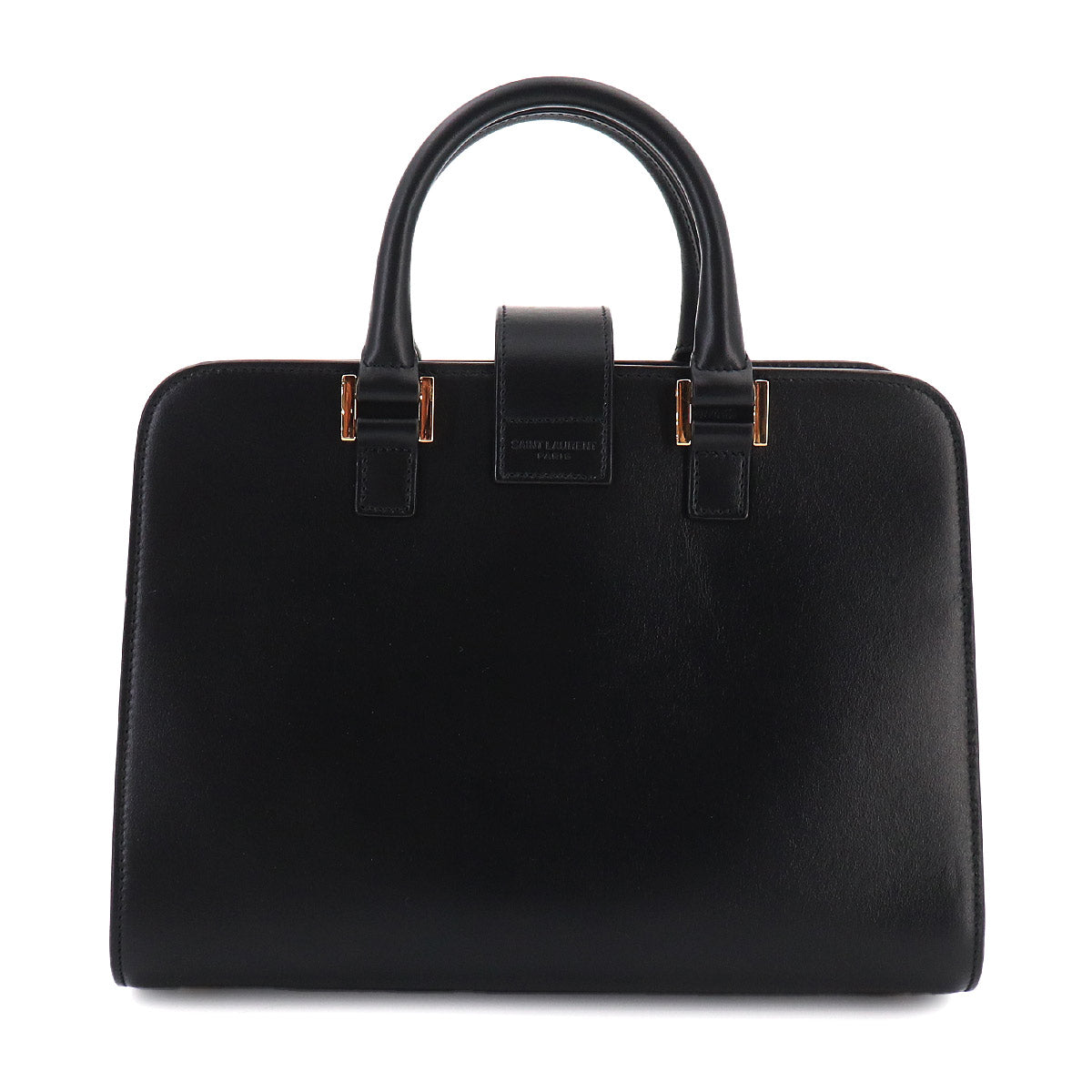 Baby Cabas Hand Shoulder Bag Leather Black 568853