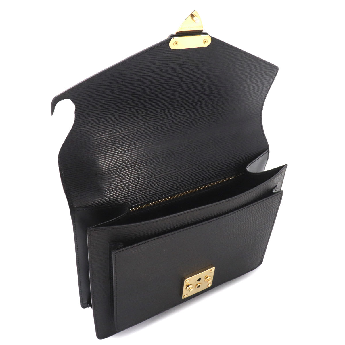Epi Monceau Hand Shoulder Bag Leather Noir M52122