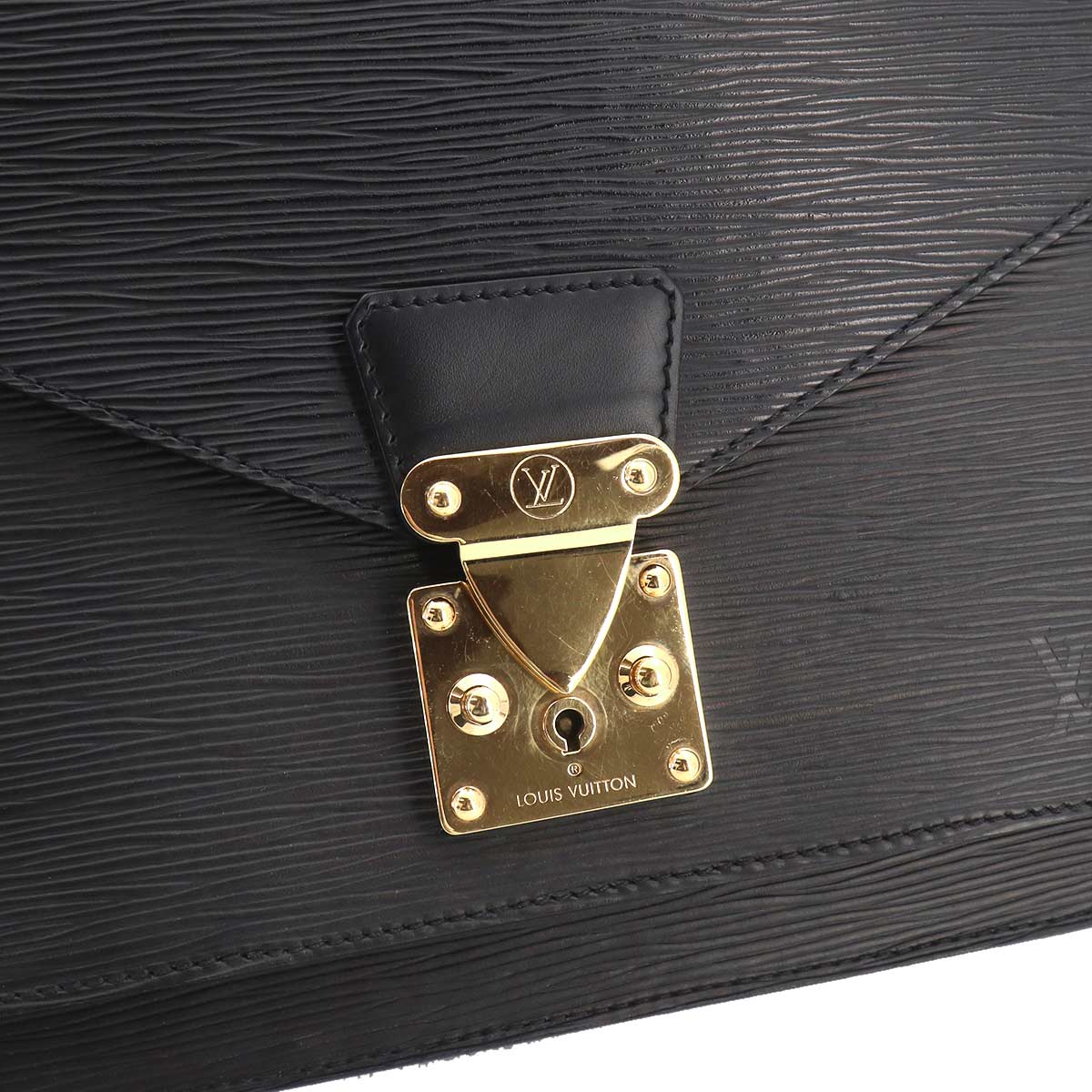 Epi Monceau Hand Shoulder Bag Leather Noir M52122