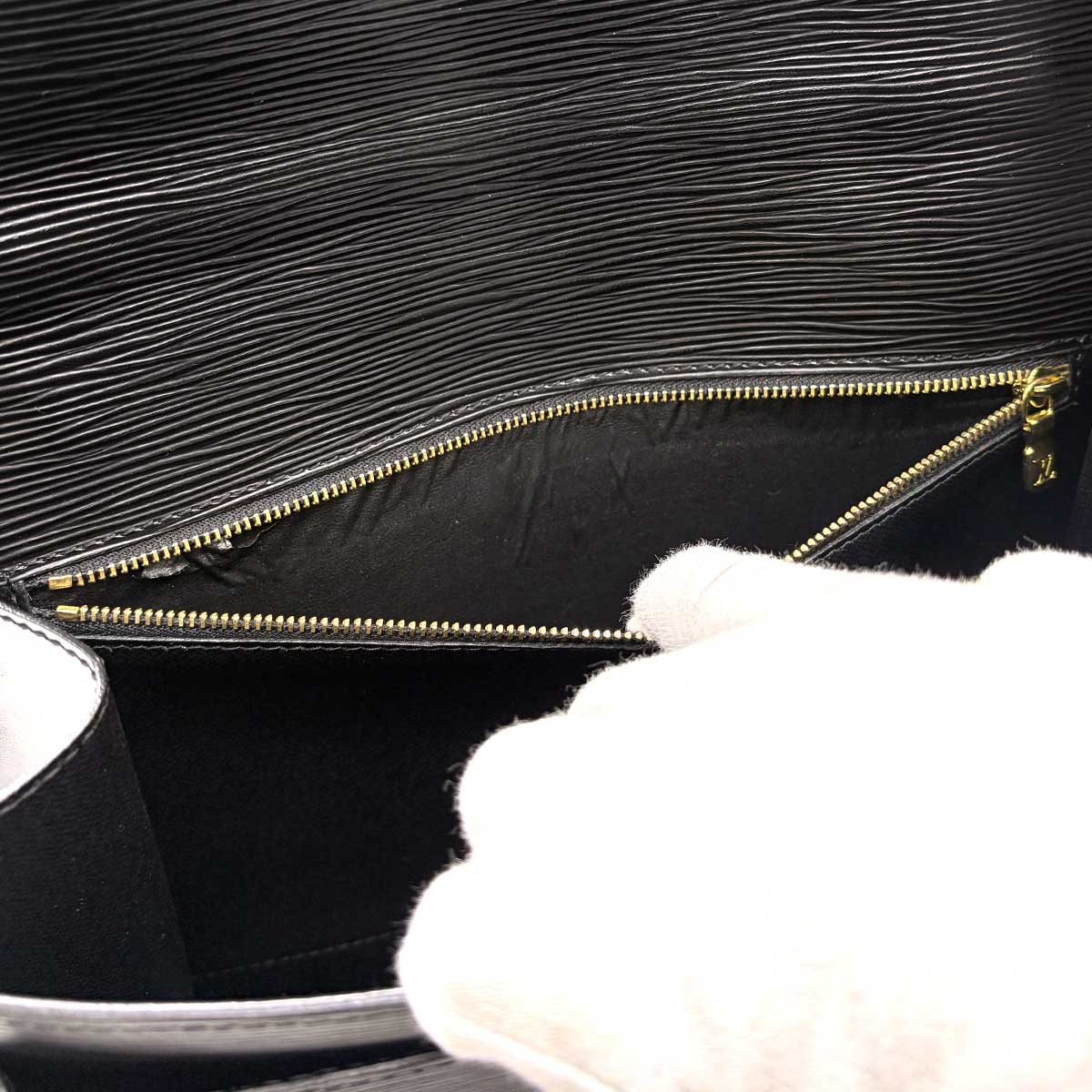 Epi Monceau Hand Shoulder Bag Leather Noir M52122