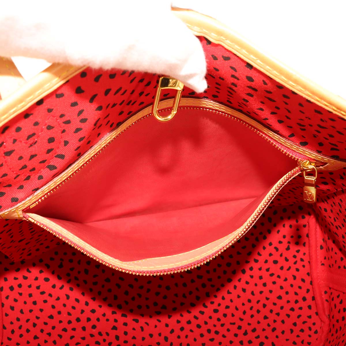 Monogram Wave Neverfull MM Tote Bag Yayoi Kusama M40686