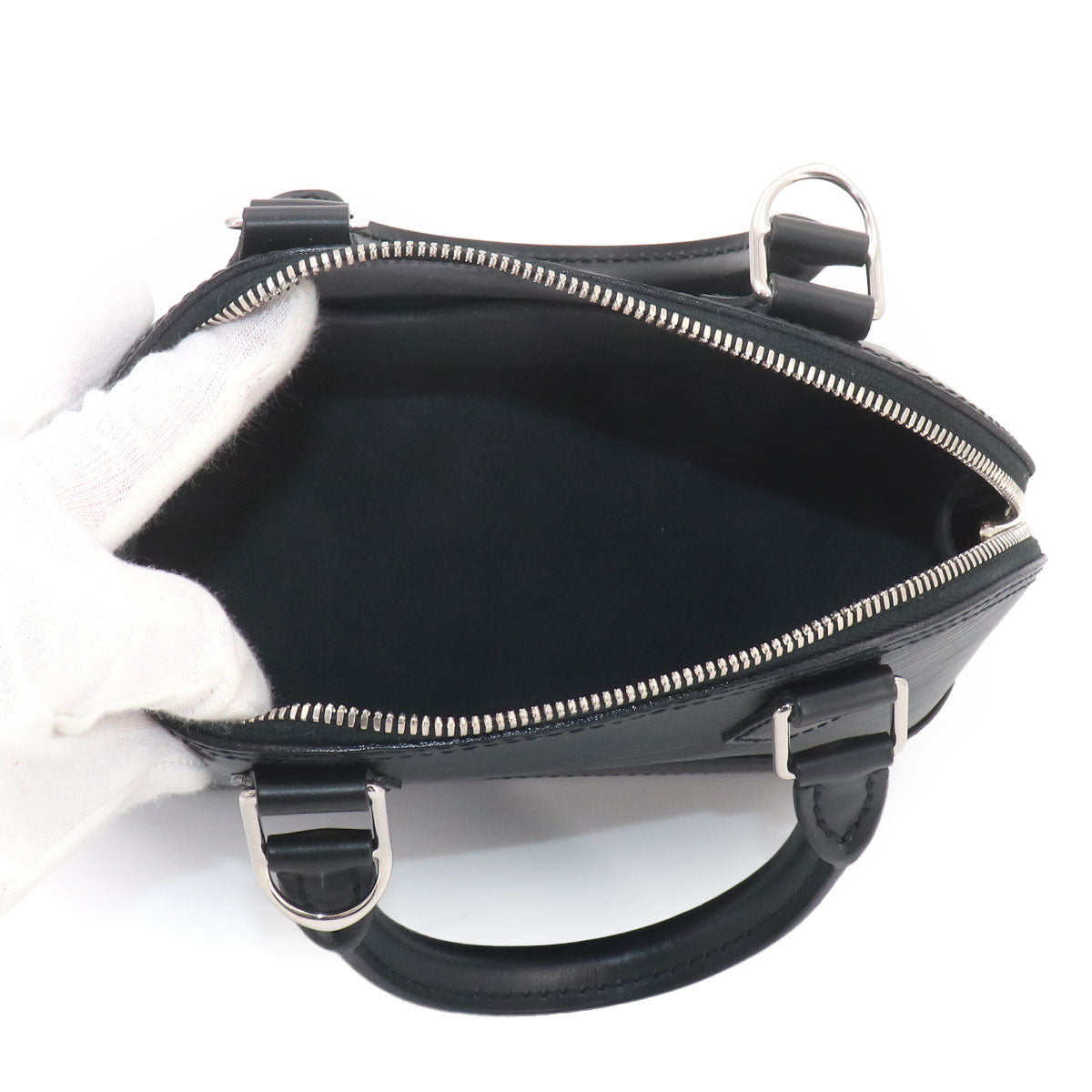 Epi Alma BB Hand Shoulder Bag Leather Noir M24645