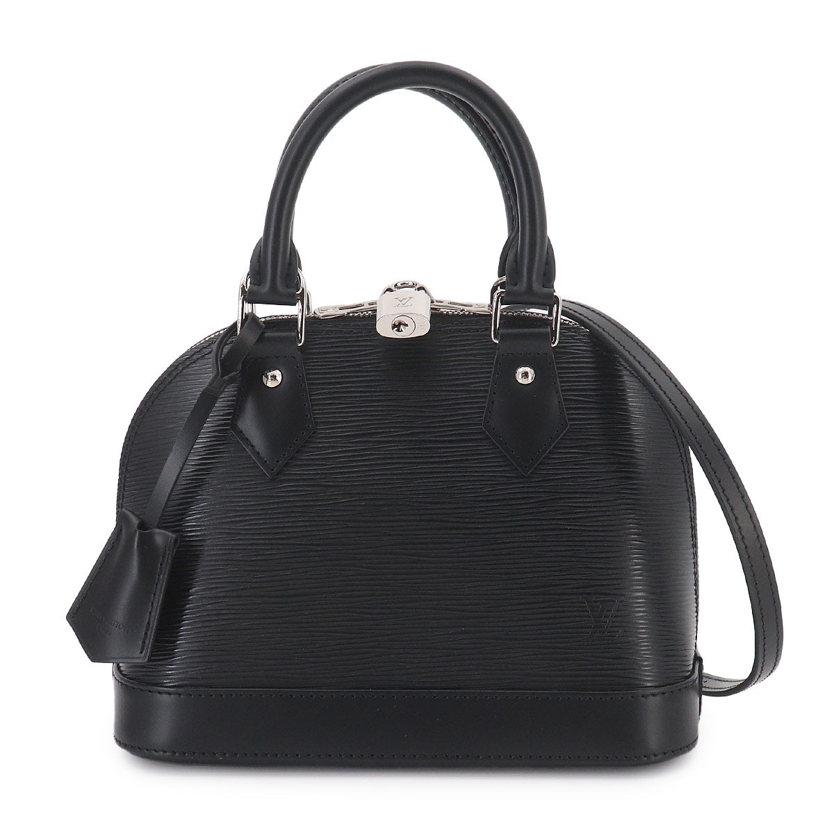 Epi Alma BB Hand Shoulder Bag Leather Noir M24645