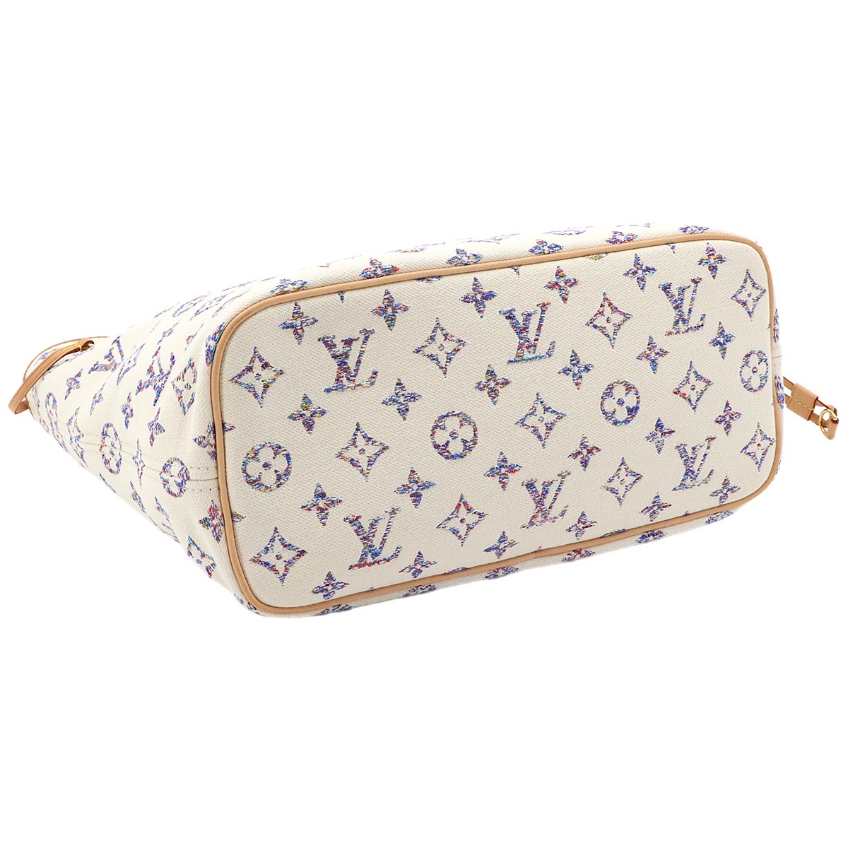 Neverfull MM Tote Bag Monogram Jacquard White M24905