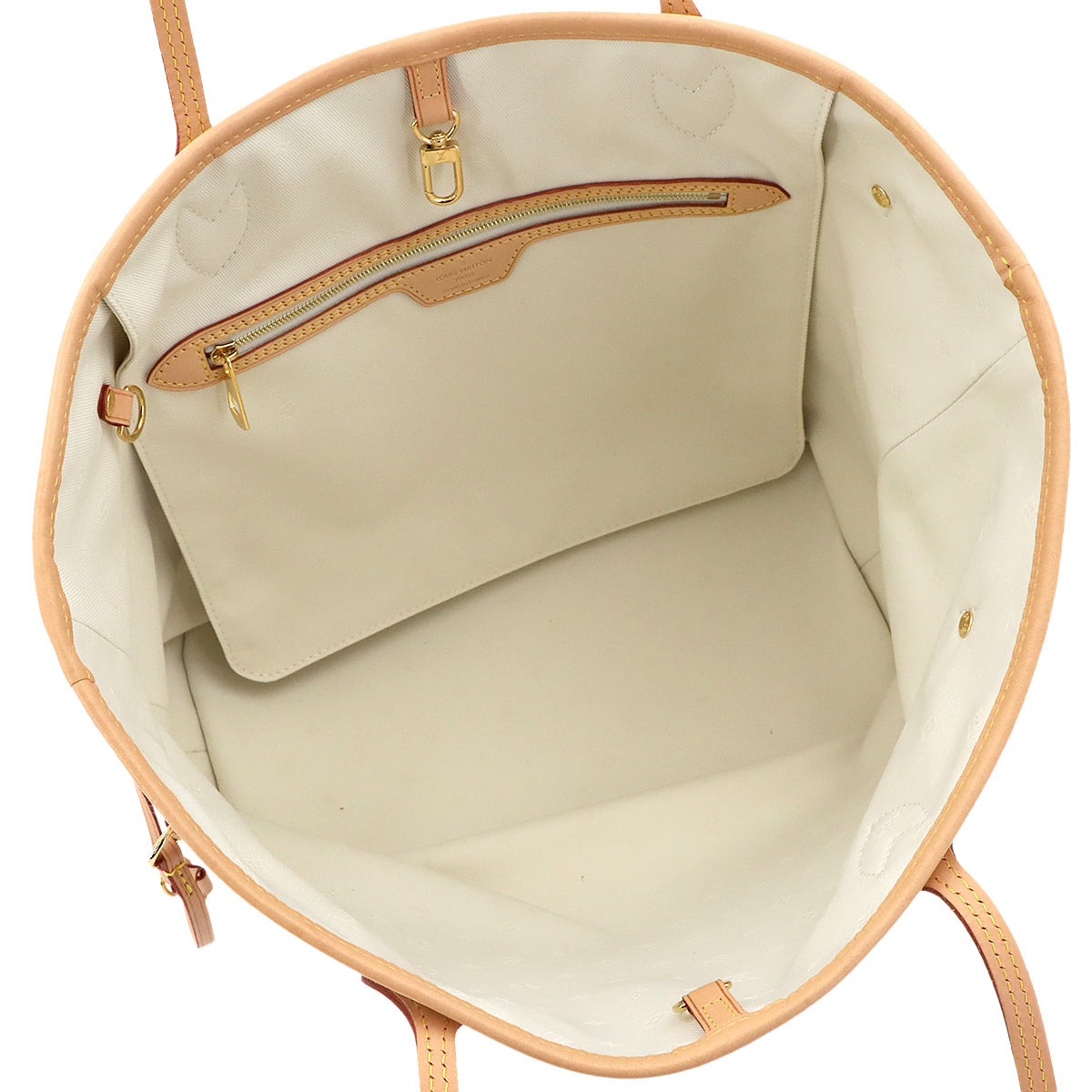 Neverfull MM Tote Bag Monogram Jacquard White M24905