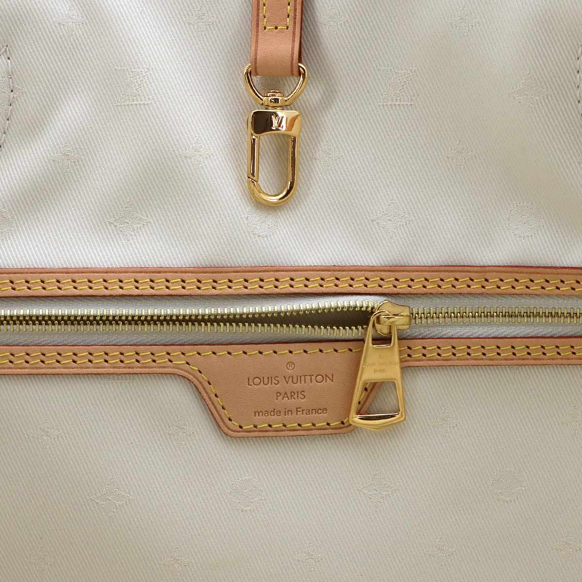 Neverfull MM Tote Bag Monogram Jacquard White M24905