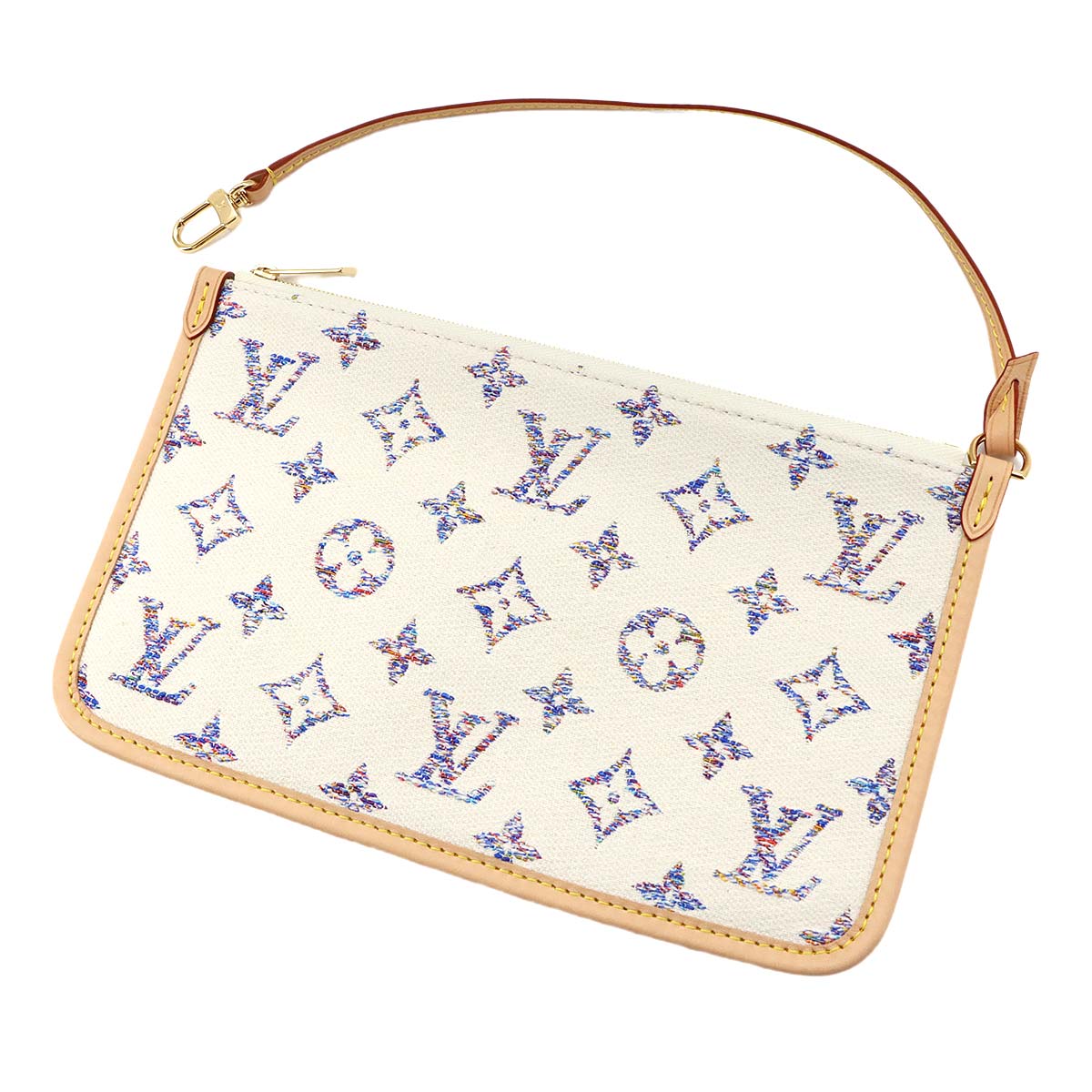 Neverfull MM Tote Bag Monogram Jacquard White M24905