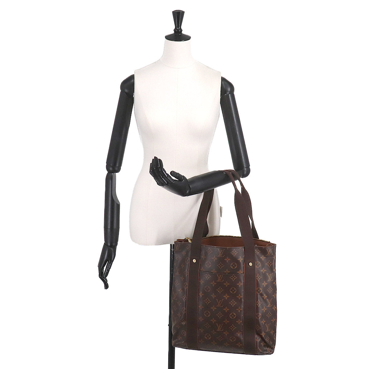 Monogram Cabas Beaubourg Tote Bag Brown M53013 Purse