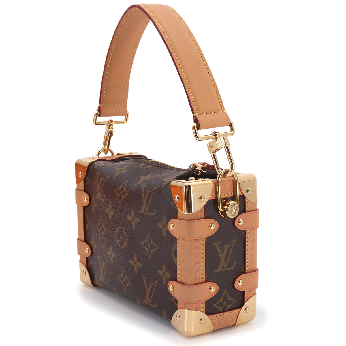 Monogram Side Trunk PM Hand Shoulder Bag M46815 Purse