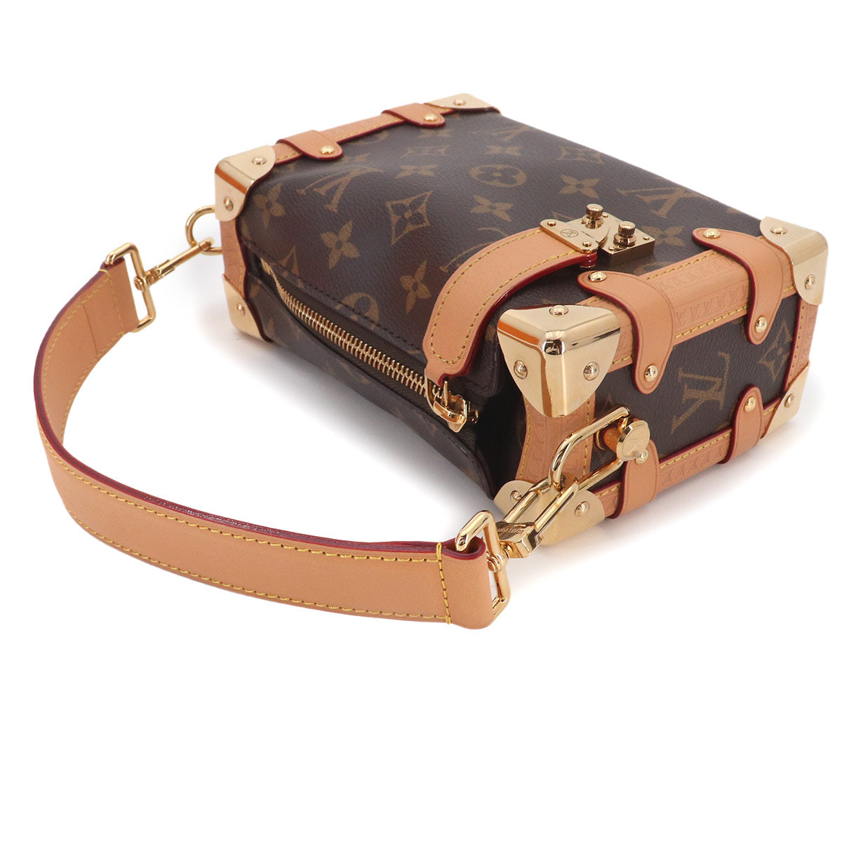 Monogram Side Trunk PM Hand Shoulder Bag M46815 Purse