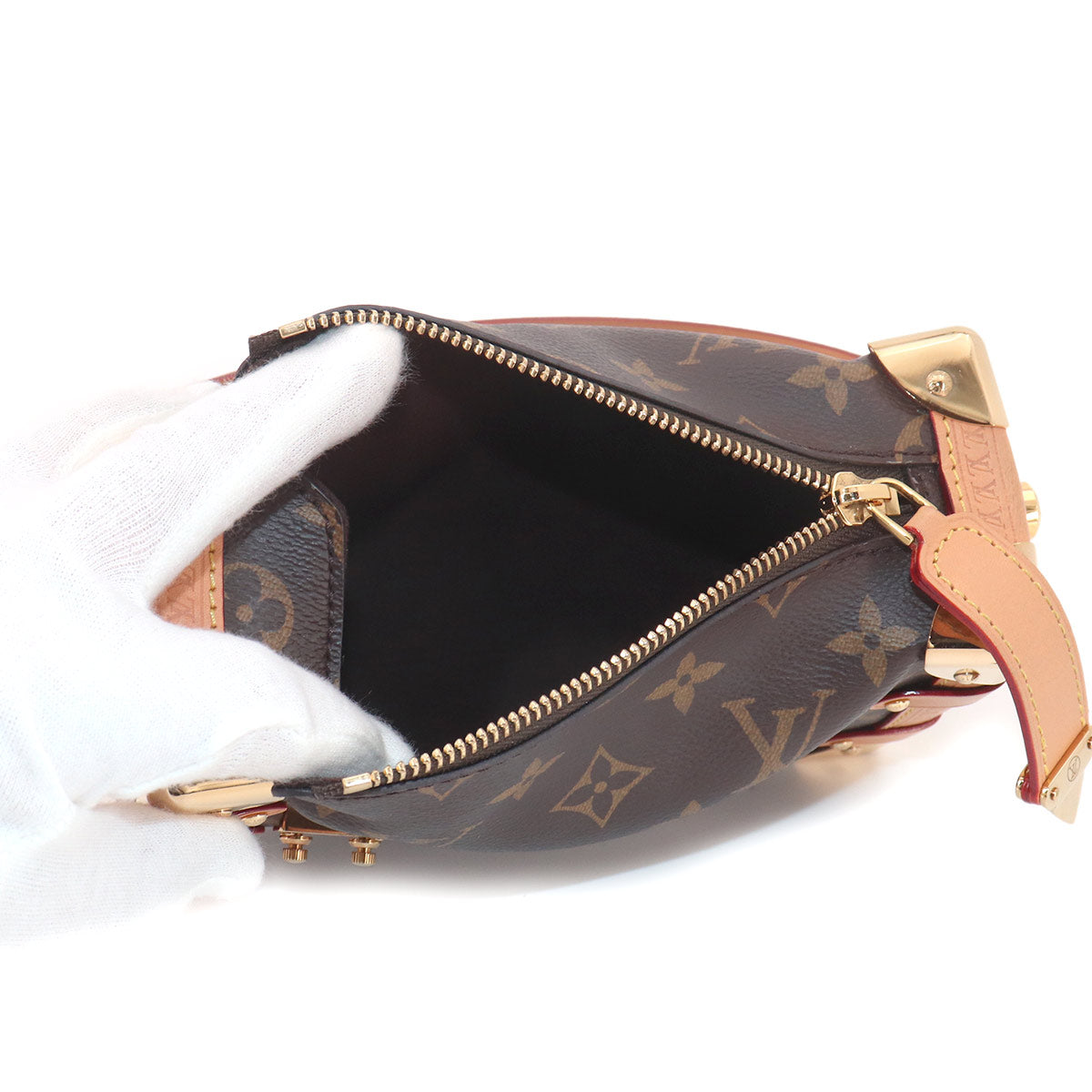 Monogram Side Trunk PM Hand Shoulder Bag M46815 Purse