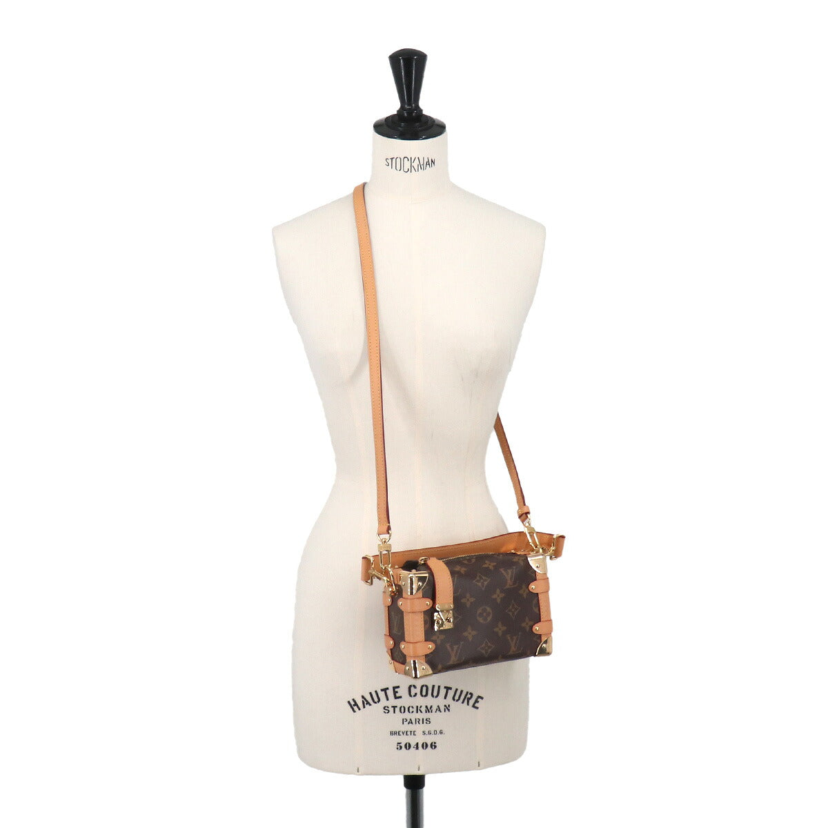 Monogram Side Trunk PM Hand Shoulder Bag M46815 Purse