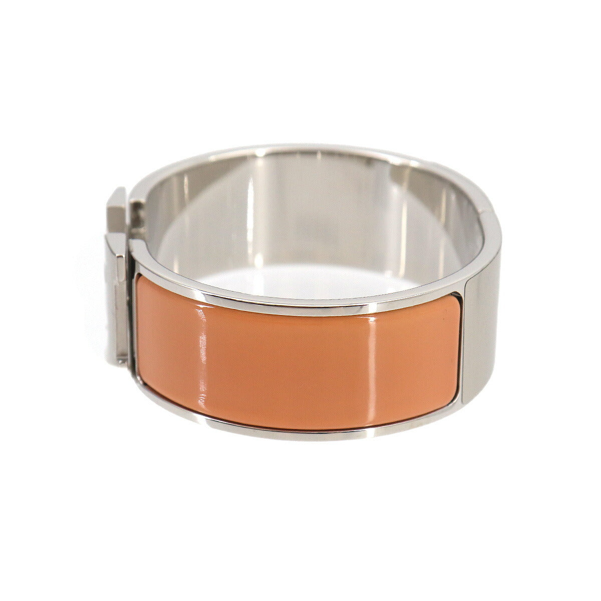 Clic Clac H GM Bangle Orange Mandarin Silver Accessory