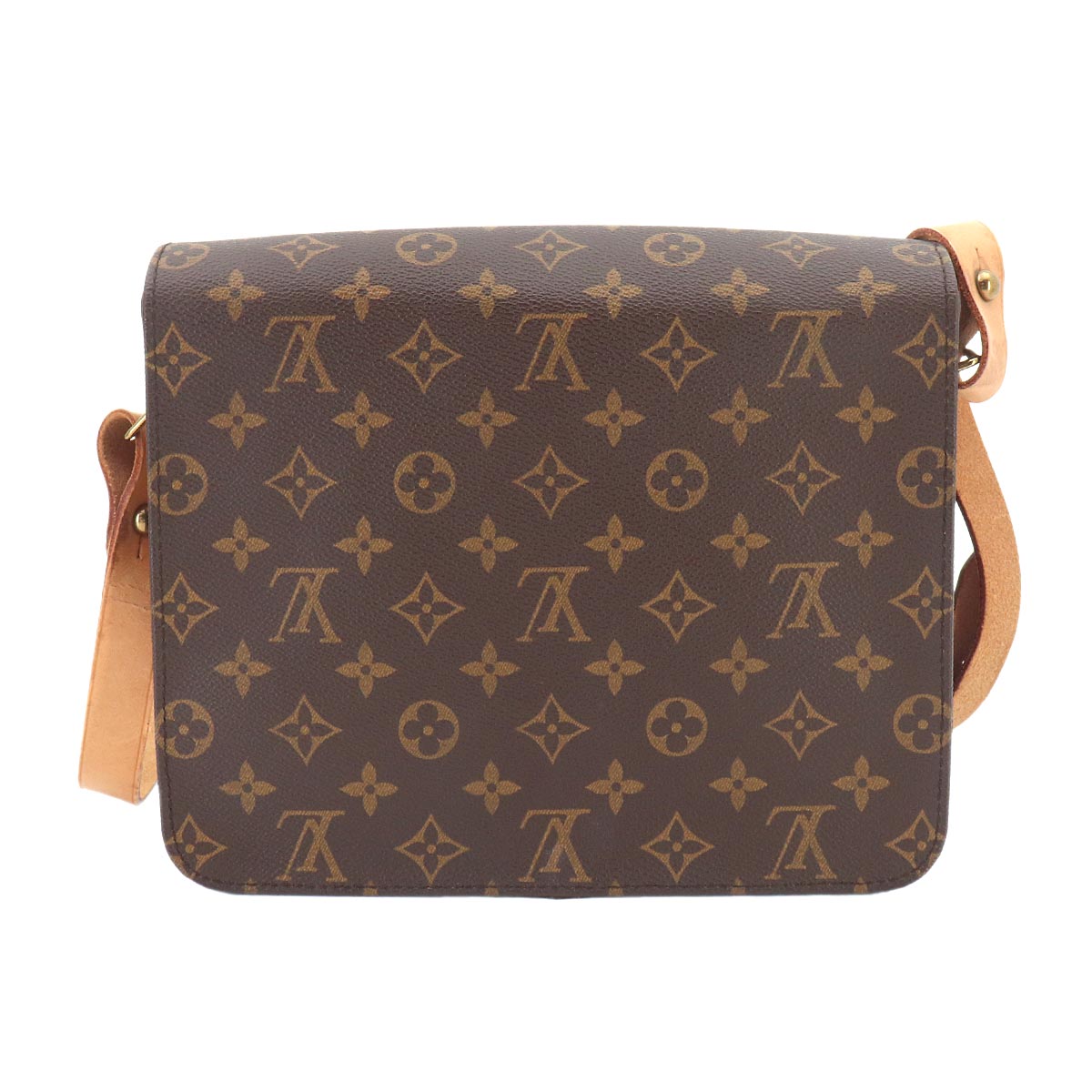 Monogram Cartouchiere GM Shoulder Bag Brown M51252 Purse