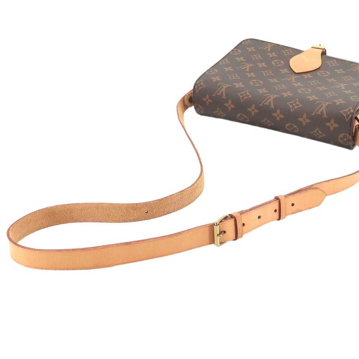 Monogram Cartouchiere GM Shoulder Bag Brown M51252 Purse