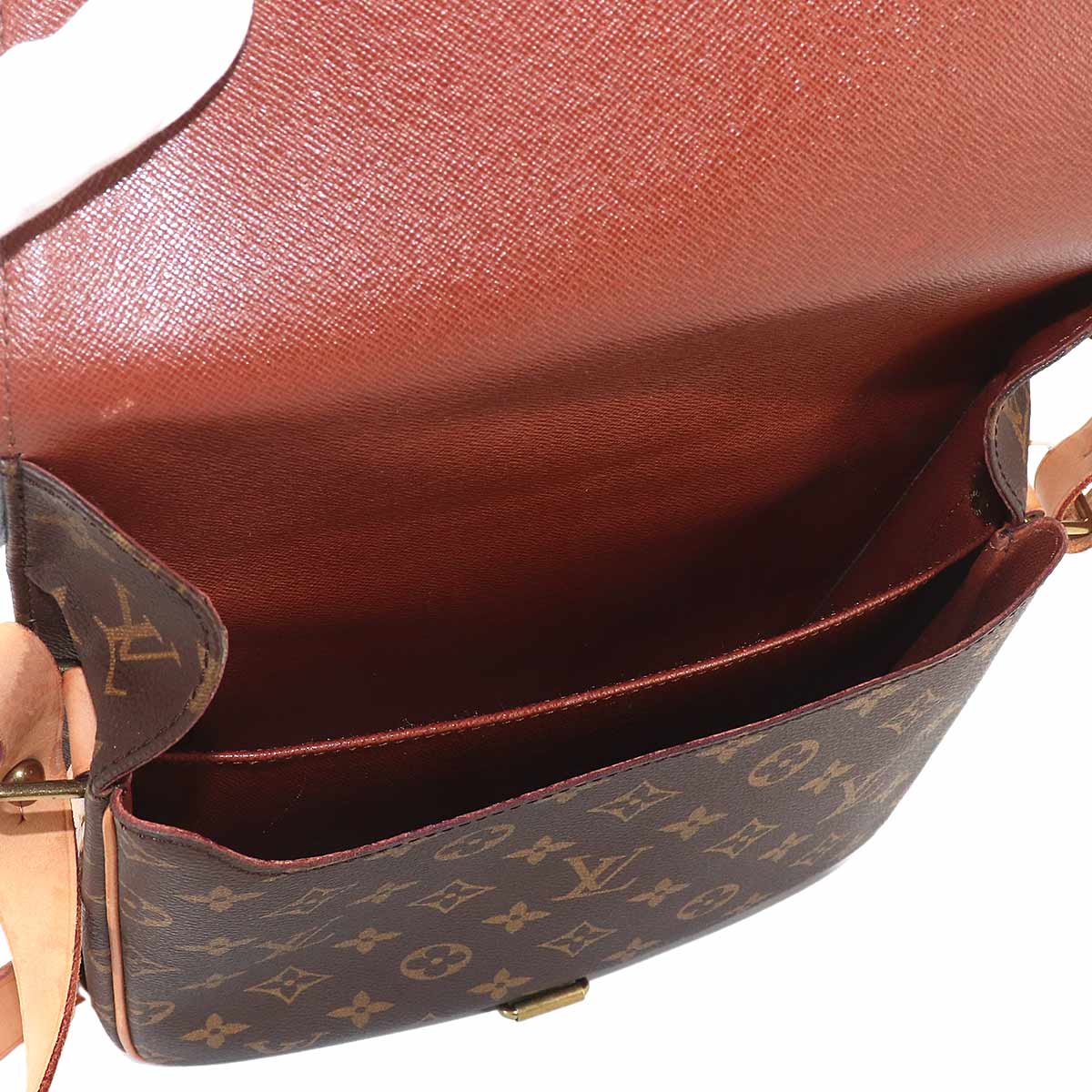Monogram Cartouchiere GM Shoulder Bag Brown M51252 Purse