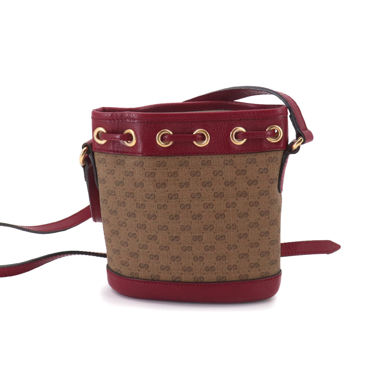 Doraemon Mini GG Supreme mini bucket Bag Shoulder Brown Red