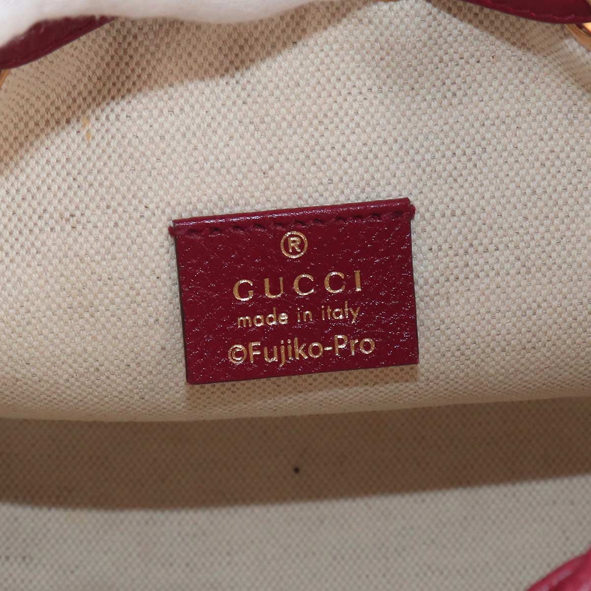 Doraemon Mini GG Supreme mini bucket Bag Shoulder Brown Red