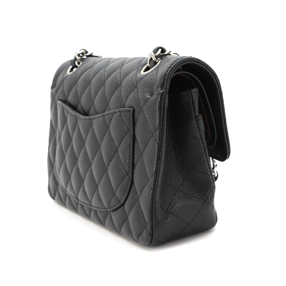 Matelasse 23 Chain Shoulder Bag Leather Black A01113