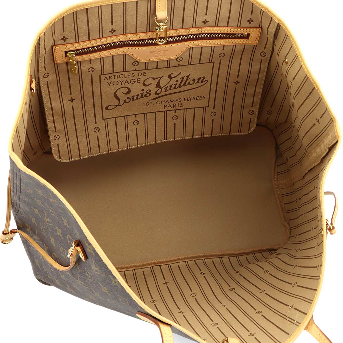Monogram Neverfull GM Tote Bag Brown M40157 Purse