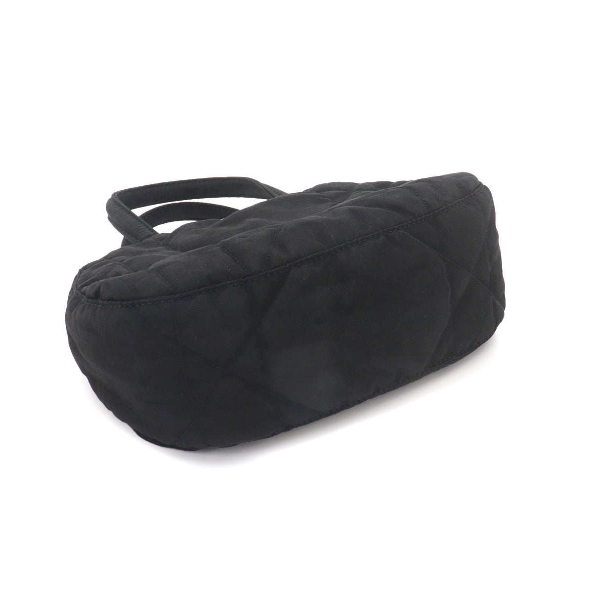 Trotter Mini Hand Bag Nylon Leather Black Purse