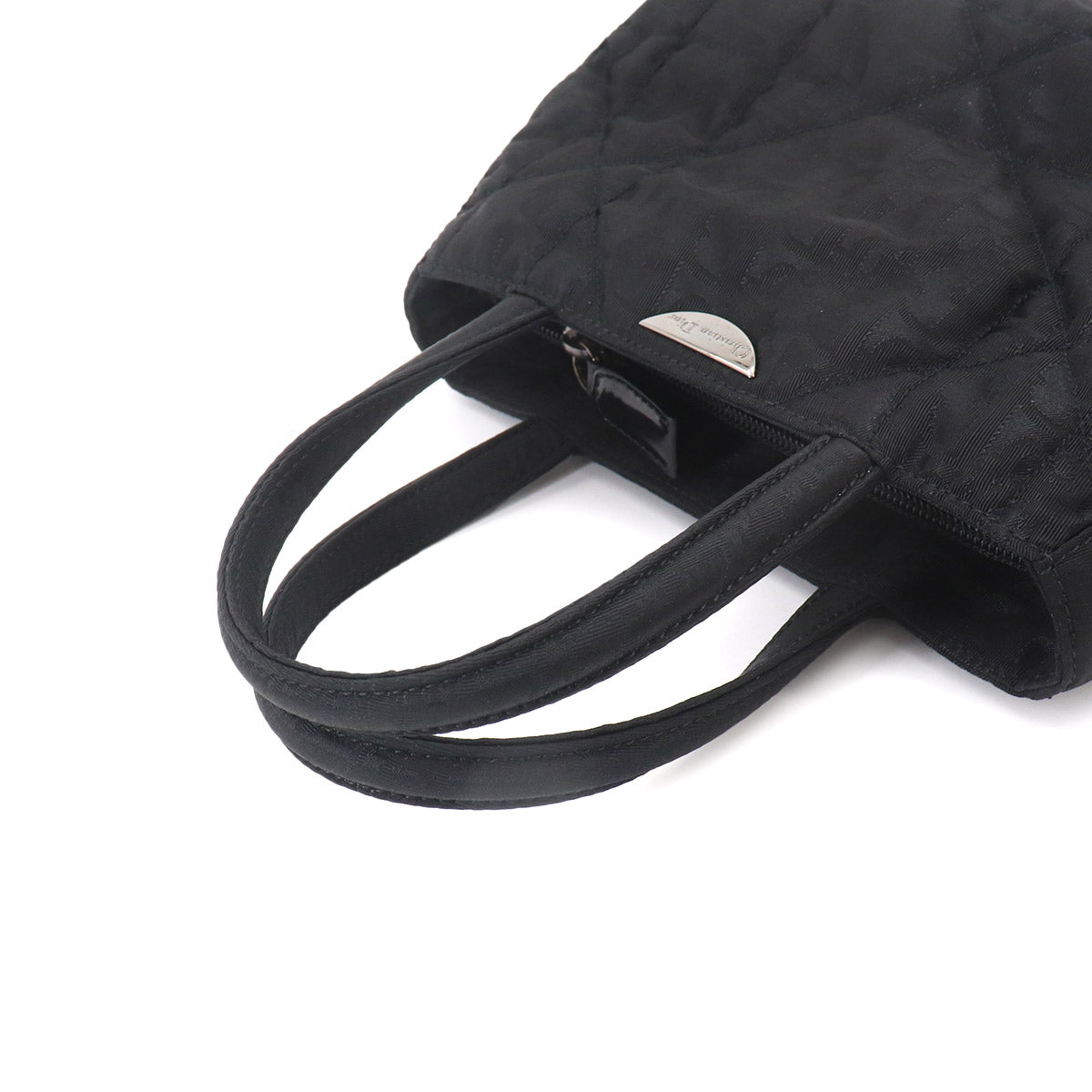 Trotter Mini Hand Bag Nylon Leather Black Purse